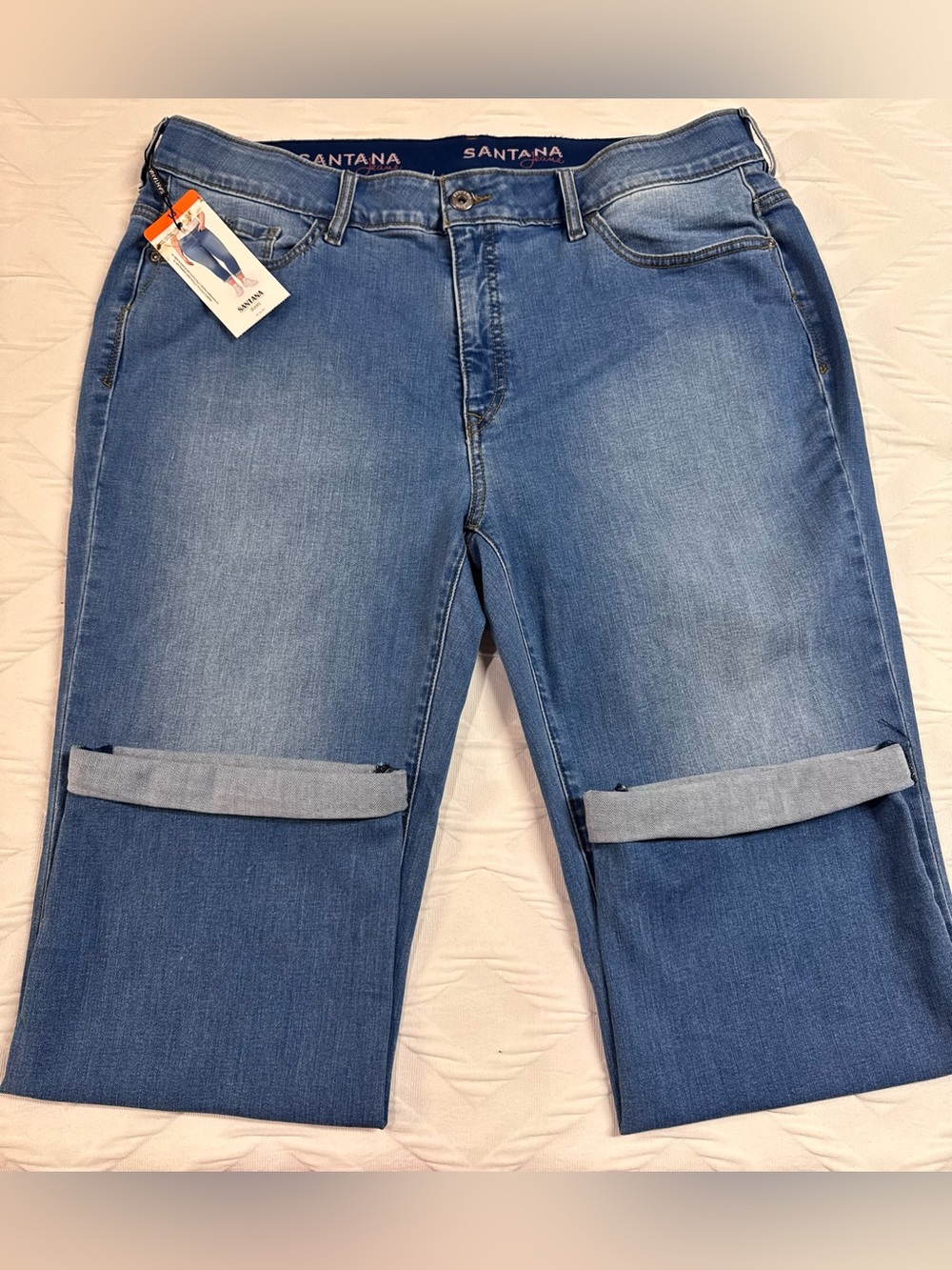 Santana Jeans Tummy Control Capris Pants NWT Size 16